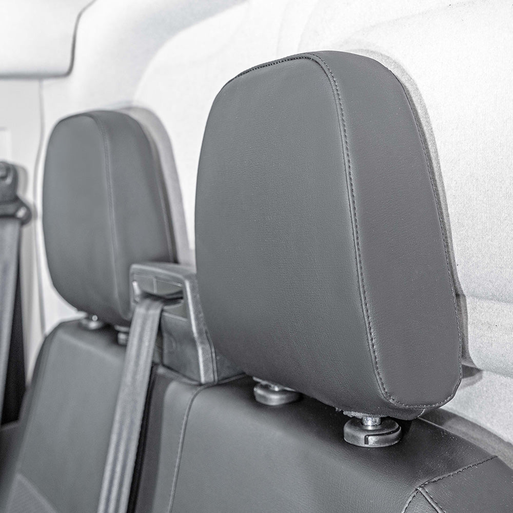 Ford Transit Custom V362 zwei Kopfstützenbezüge für Doppelbeifahrersitz (ab 01/2018)
