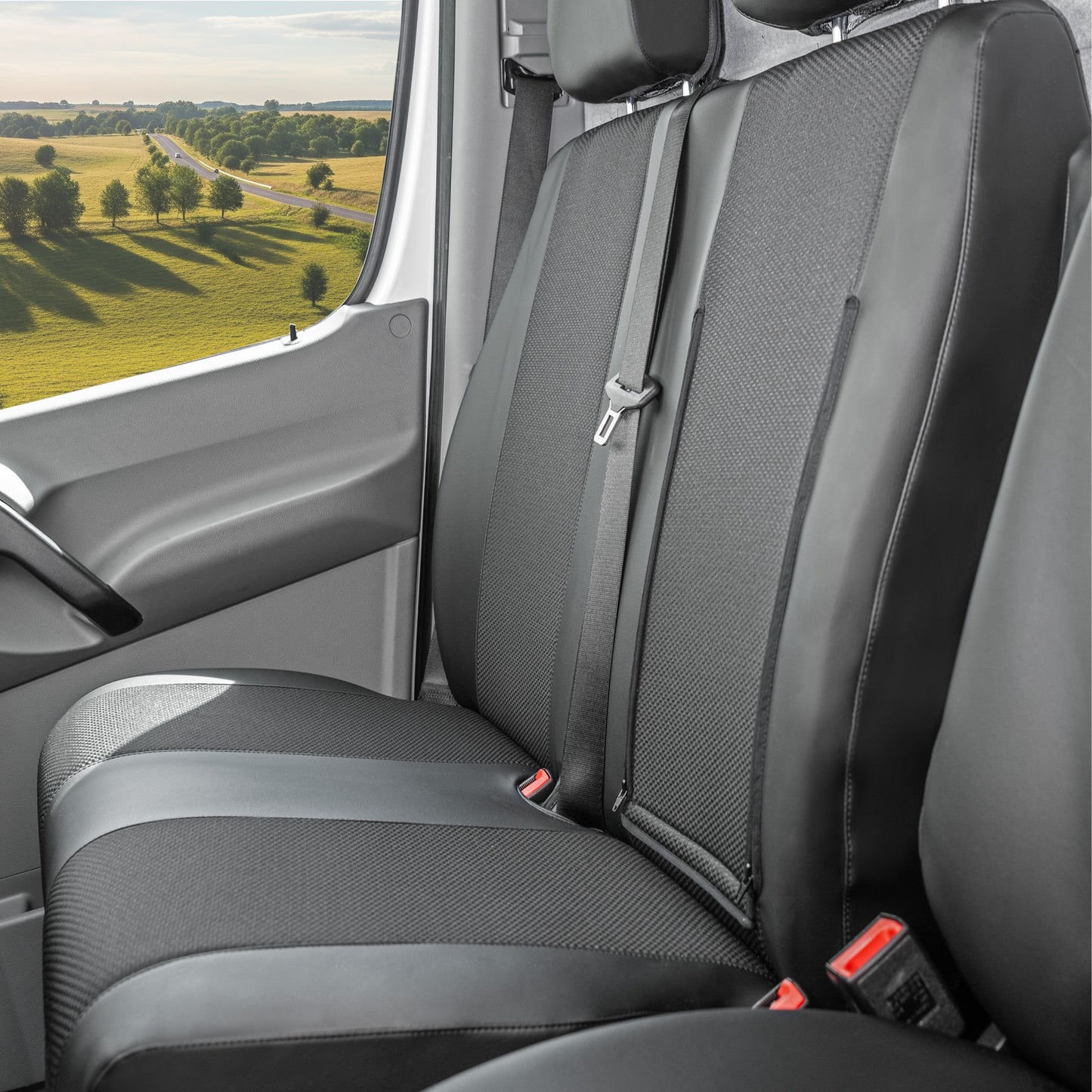 Mercedes-Benz Sprinter seat covers - set for driver and double passenger
