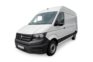 Ein Volkswagen Crafter Transport Baujahr 2017