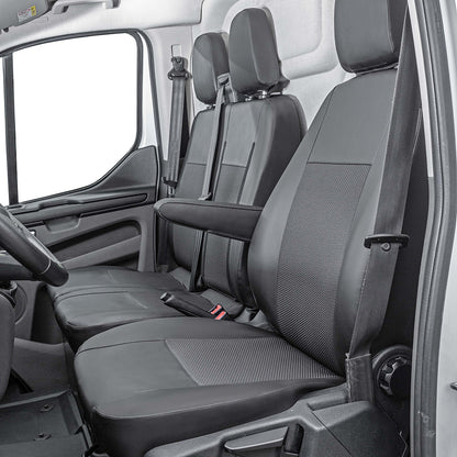 Ford Transit Custom zwei Kopfstützenbezüge für Doppelbeifahrersitze