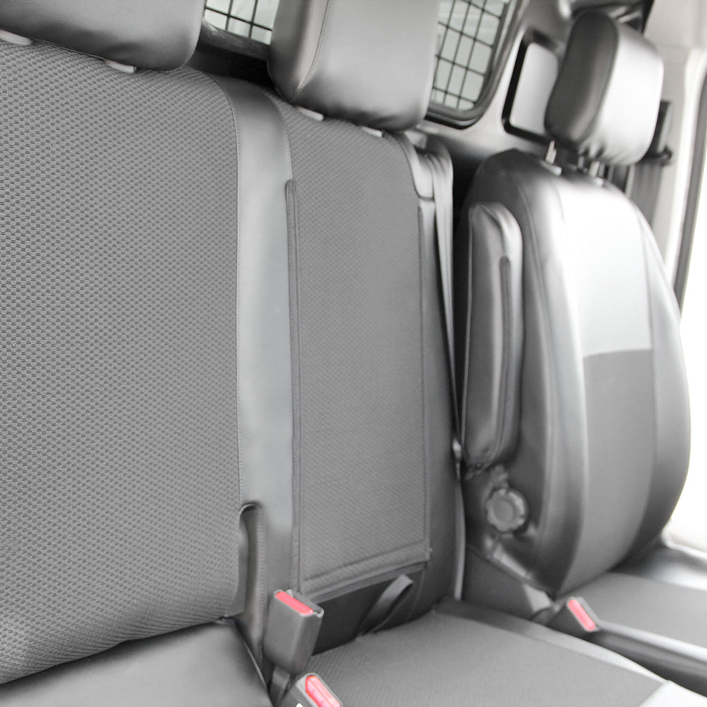 Citroen Jumpy Schonsitzbezug Set für Fahrer und Doppelbeifahrer mit Klapptisch (ab 09/2016)
