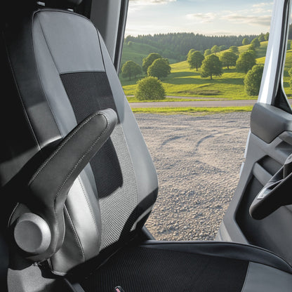 Ford Transit Custom Schonsitzbezug Set für Fahrer und Doppelbeifahrer (ab 11/2023)
