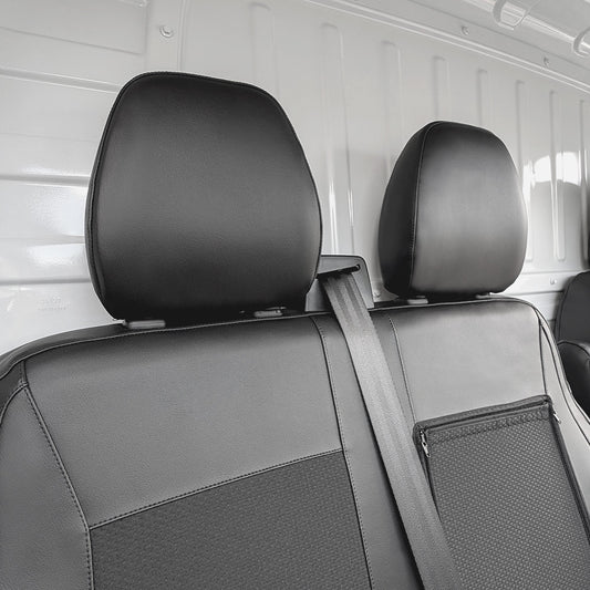 Schwarzer Kopfstützenbezug für den Maxus Deliver 9