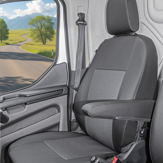Ford Transit Custom V362 Schonsitzbezug Set für Fahrer und Beifahrer (ab 01/2018)