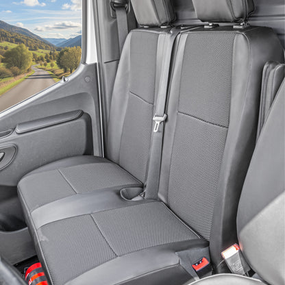 Mercedes-Benz Sprinter 907 Schonsitzbezug Set für Fahrer und Doppelbeifahrer mit Komfortpaket (ab 06/2018)