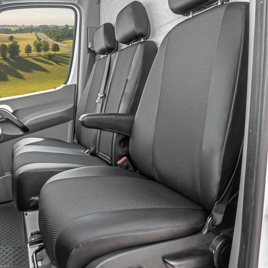 Mercedes-Benz Sprinter seat covers - set for driver and double passenger