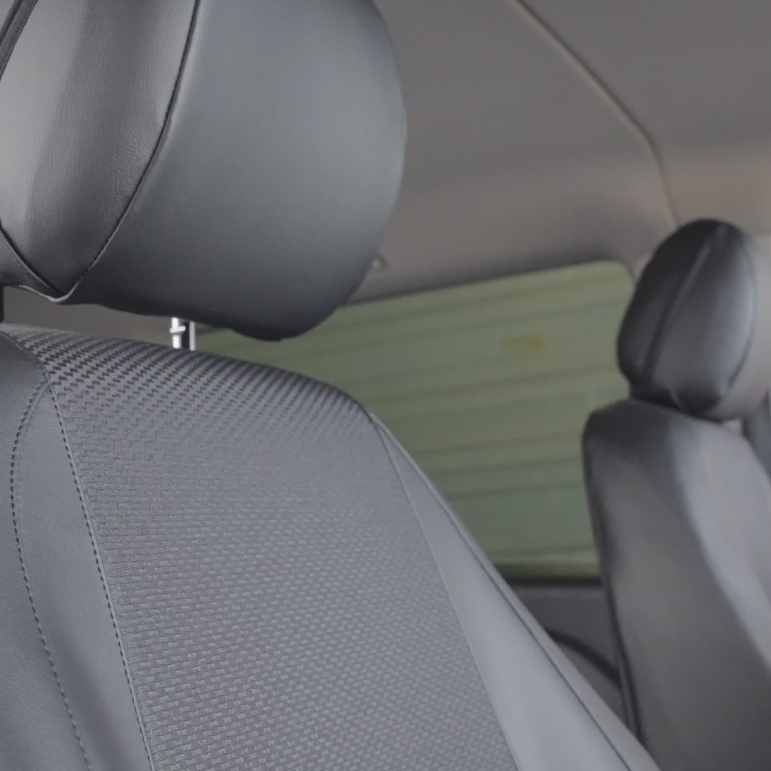Passform Sitzbezug aus Stoff kompatibel mit VW Caddy, Einzelsitz